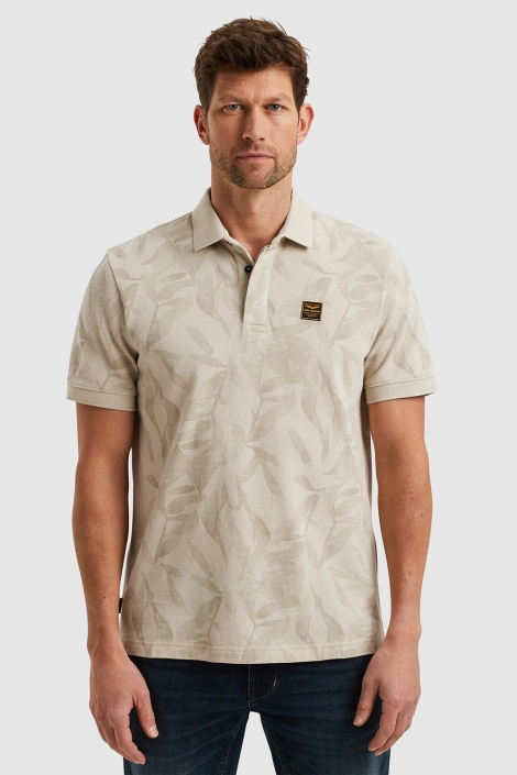 PME legend short sleeve polo two tone pique p
